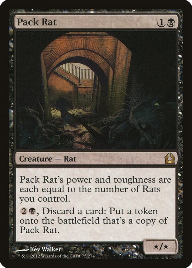 Pack Rat 73 card from Return to Ravnica