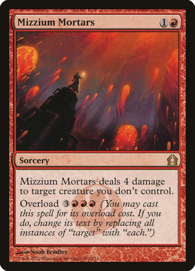 Mizzium Mortars 101 card from Return to Ravnica