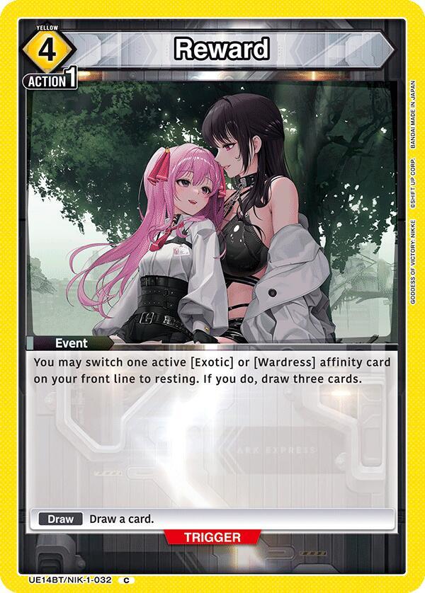 Reward UE14BT/NIK-1-032 card from UE14BT: GODDESS OF VICTORY: NIKKE