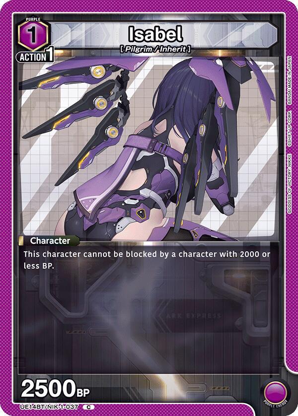 Isabel UE14BT/NIK-1-037 card from UE14BT: GODDESS OF VICTORY: NIKKE