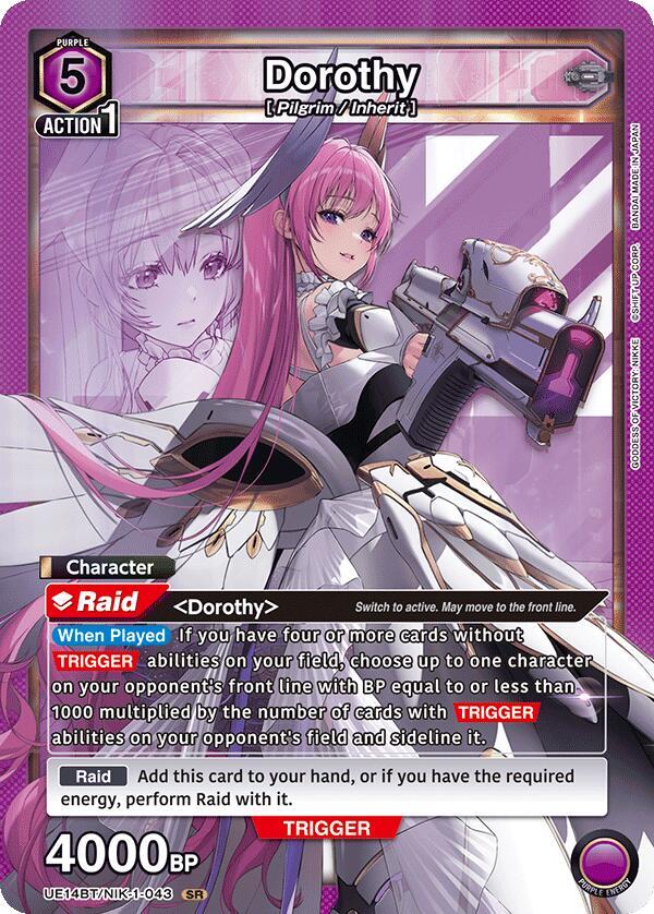 Dorothy UE14BT/NIK-1-043 card from UE14BT: GODDESS OF VICTORY: NIKKE