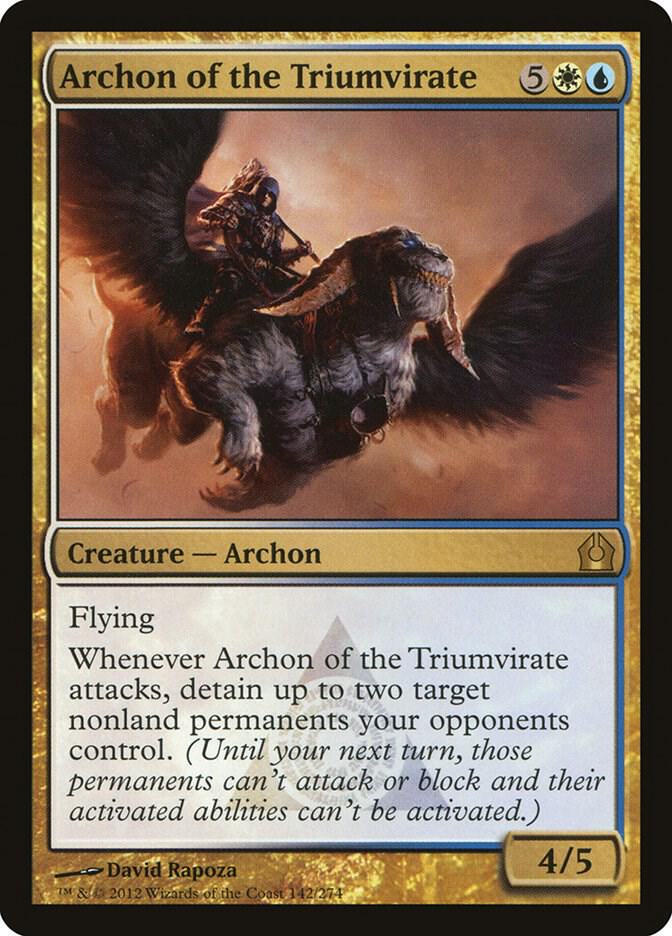 Archon of the Triumvirate 142 card from Return to Ravnica