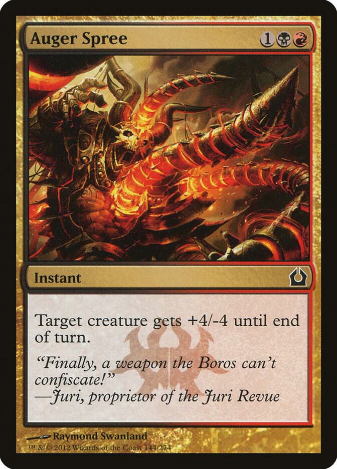 Auger Spree 144 card from Return to Ravnica
