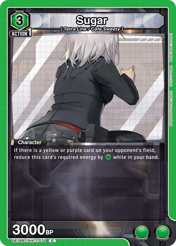 Sugar UE14BT/NIK-1-071 card from UE14BT: GODDESS OF VICTORY: NIKKE