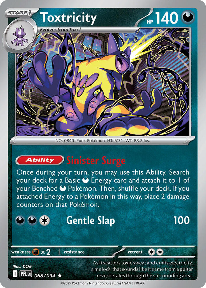Toxtricity 068/094 card from Deck Exclusives
