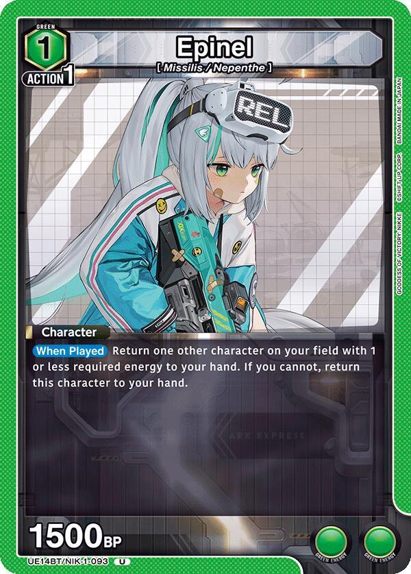 Epinel UE14BT/NIK-1-093 card from UE14BT: GODDESS OF VICTORY: NIKKE
