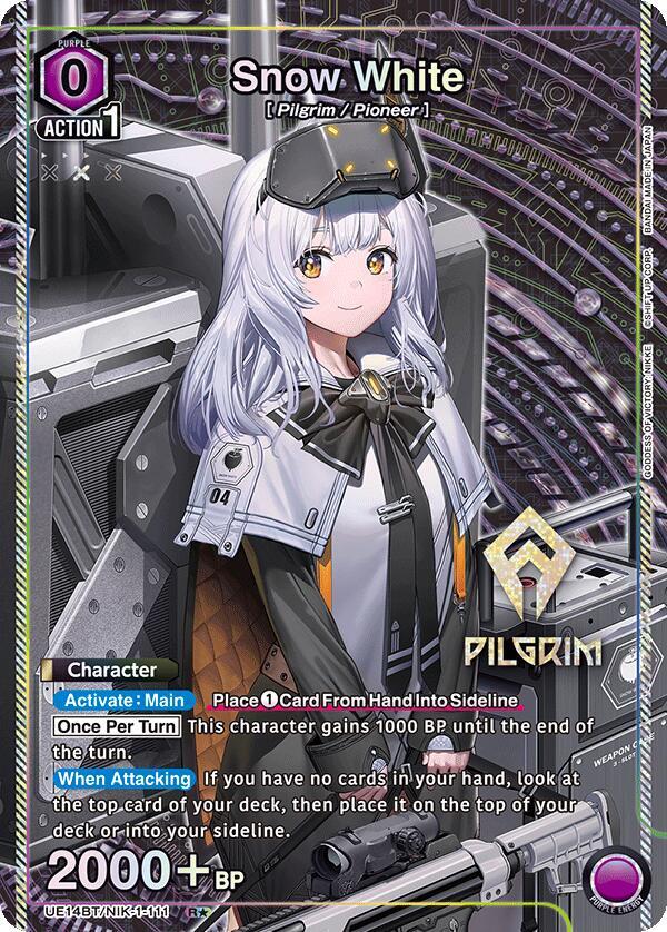 Snow White (R*) UE14BT/NIK-1-111 card from UE14BT: GODDESS OF VICTORY: NIKKE