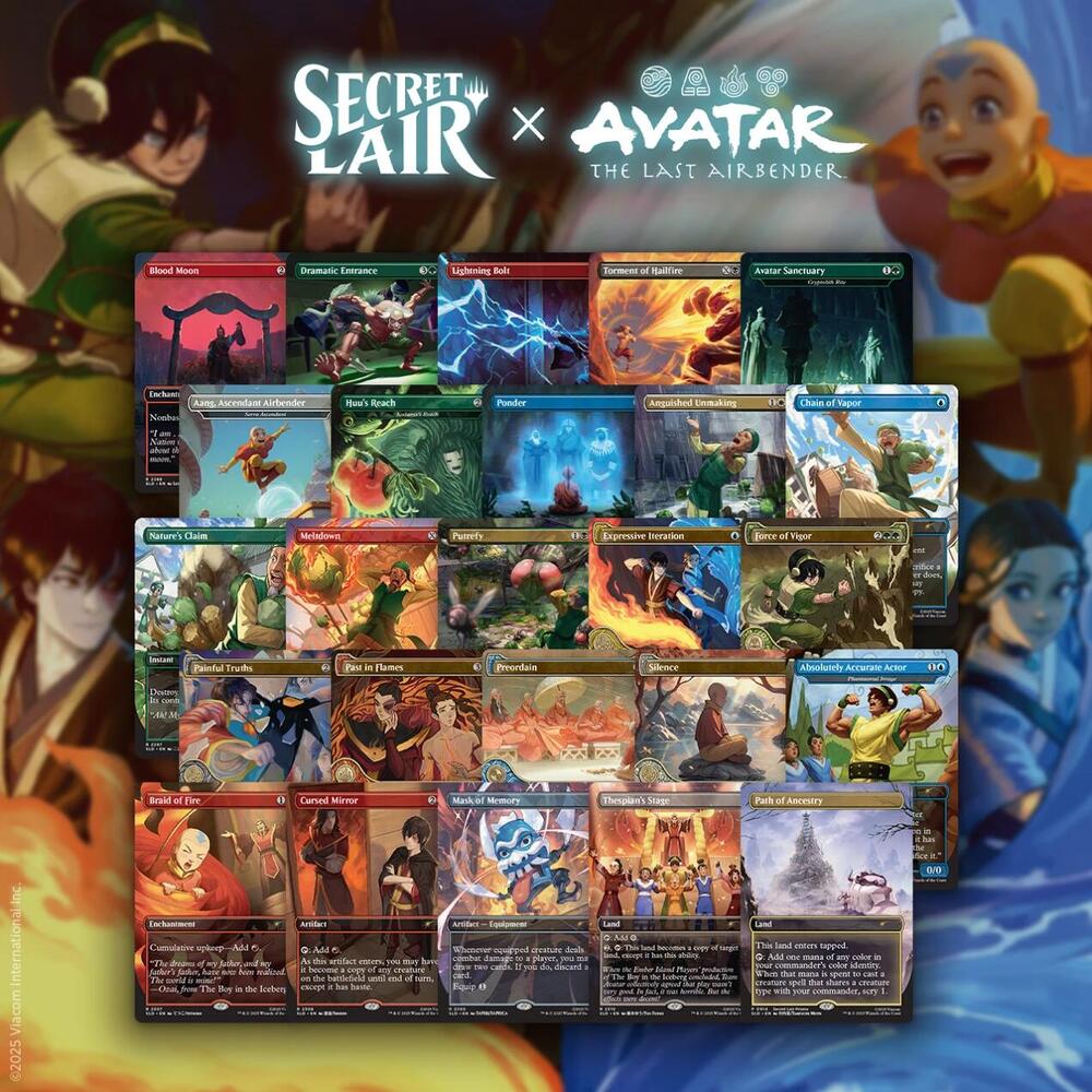 Secret Lair x Avatar: The Last Airbender Superdrop: Avatar State Non-Foil Bundle card from Secret Lair Drop Series