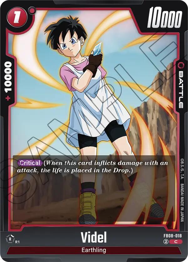 Videl FB08-018 card from Saiyan's Pride