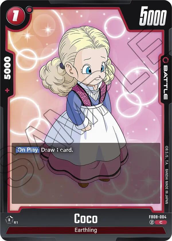 Coco FB08-004 card from Saiyan's Pride