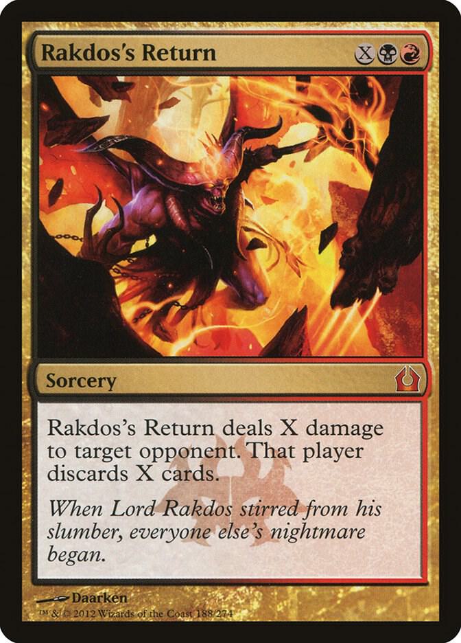 Rakdos's Return 188 card from Return to Ravnica