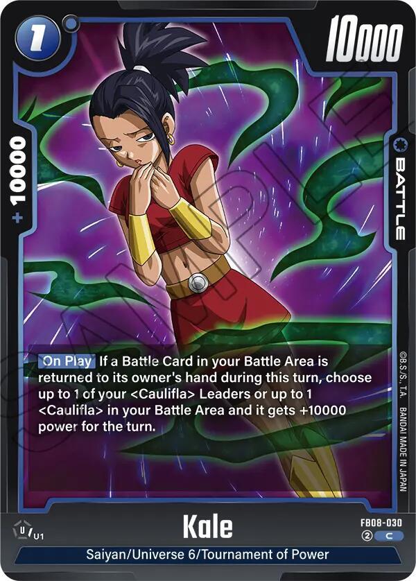 Kale FB08-030 card from Saiyan's Pride