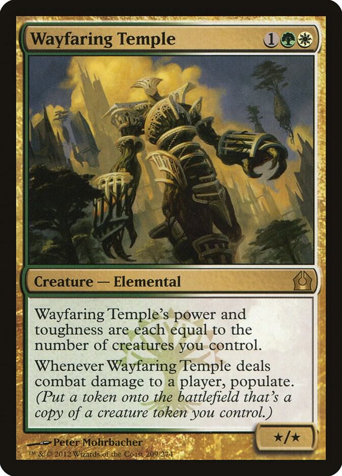 Wayfaring Temple 209 card from Return to Ravnica