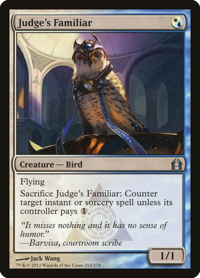 Judge's Familiar 218 card from Return to Ravnica