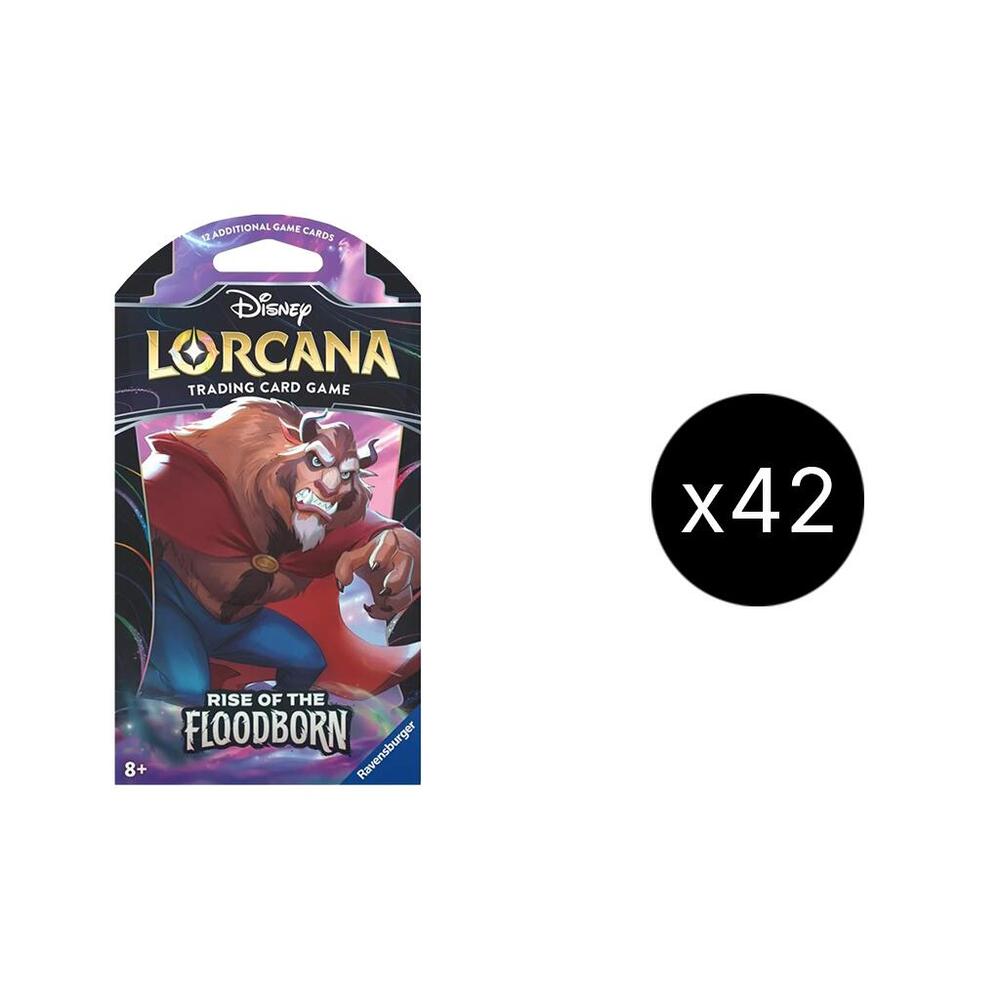 Disney Lorcana: Rise of the Floodborn Sleeved Booster Pack Case card from Rise of the Floodborn