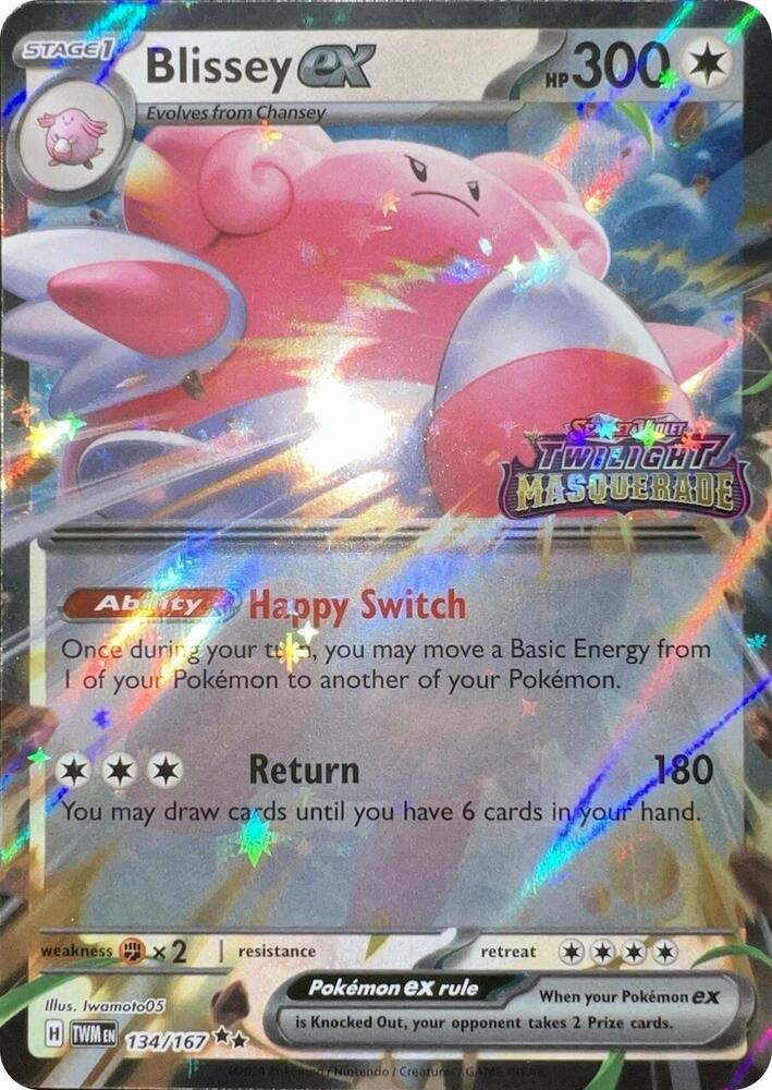 Blissey ex (Cosmos Holo) 134/167 card from Miscellaneous Cards & Products