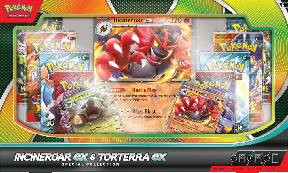 Incineroar ex and Torterra ex Special Collection card from Miscellaneous Cards & Products