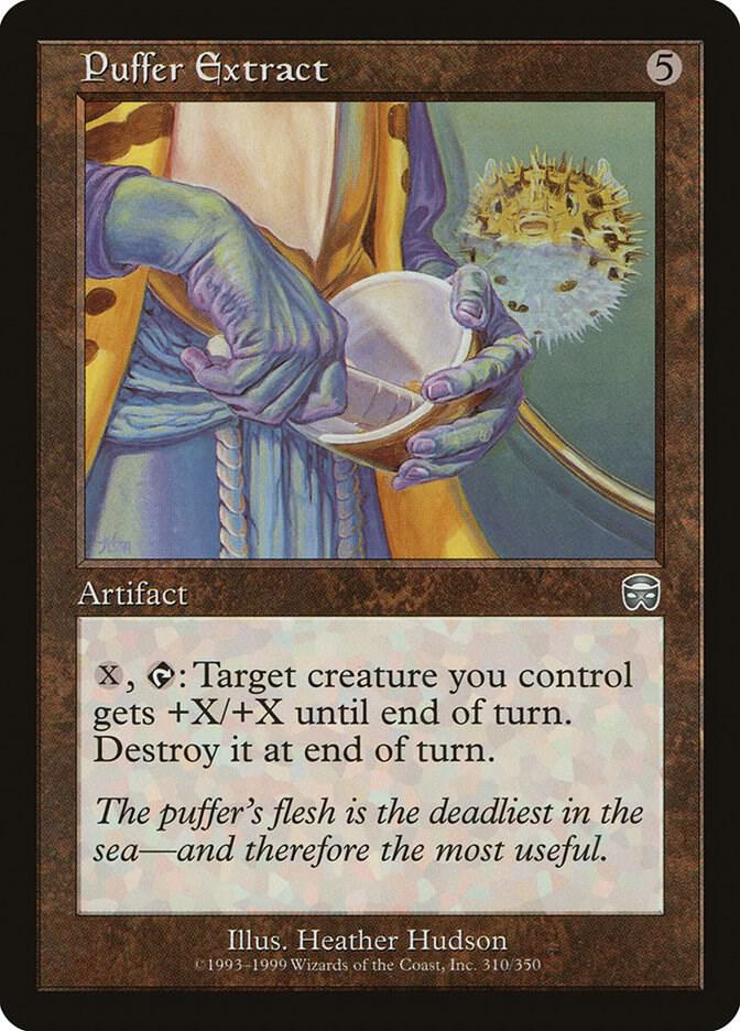 Puffer Extract 310 card from Mercadian Masques