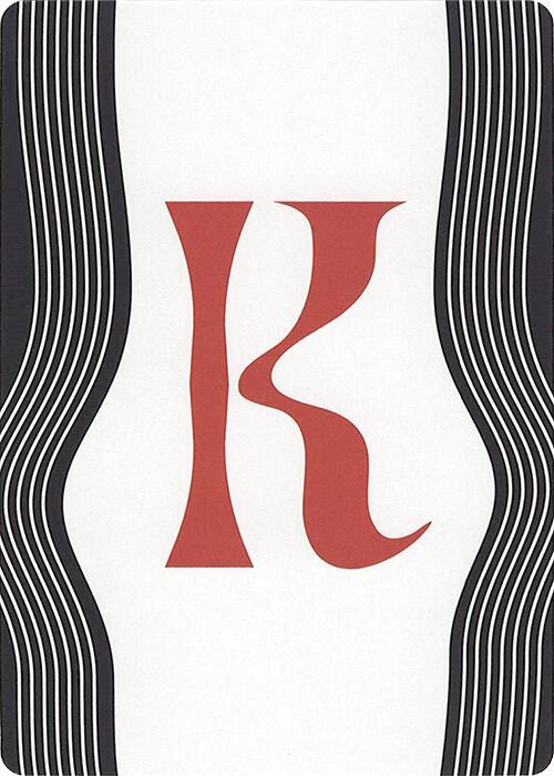 Letter Card - K card from Secret Lair Countdown Kit