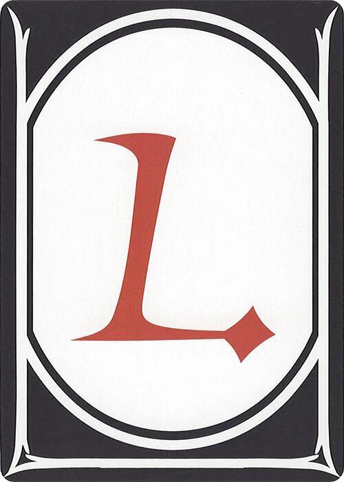 Letter Card - L card from Secret Lair Countdown Kit