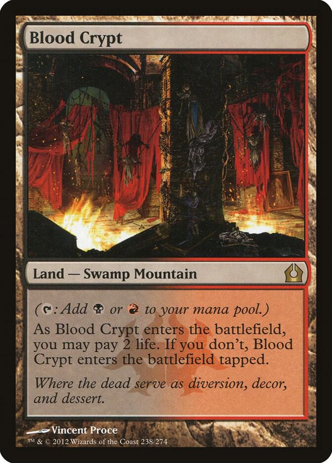 Blood Crypt 238 card from Return to Ravnica