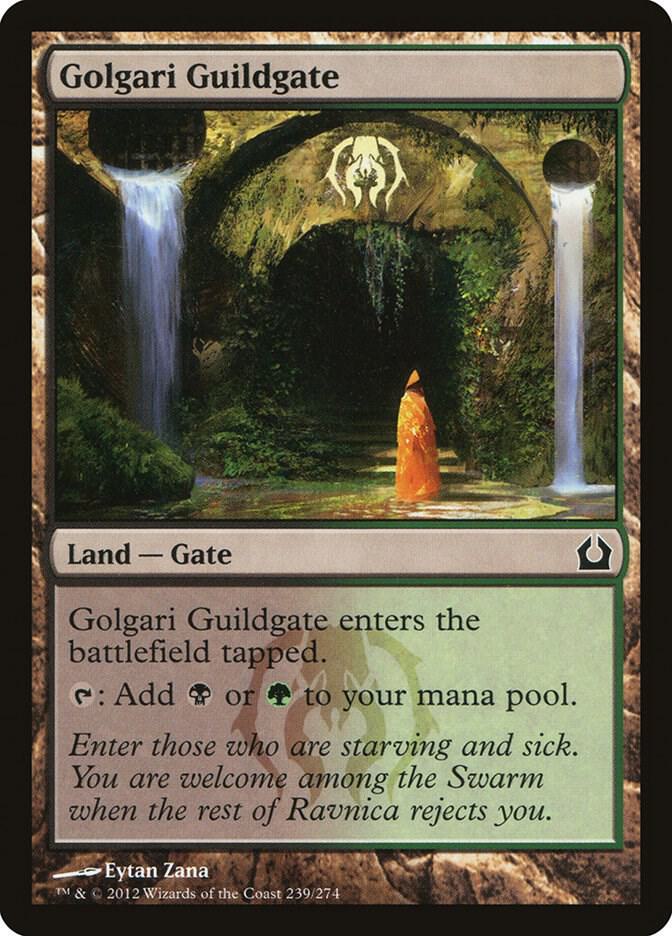 Golgari Guildgate 239 card from Return to Ravnica
