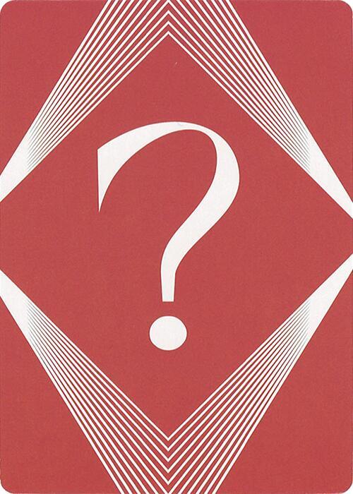 Question Mark Insert Card card from Secret Lair Countdown Kit
