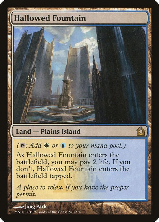 Hallowed Fountain 241 card from Return to Ravnica