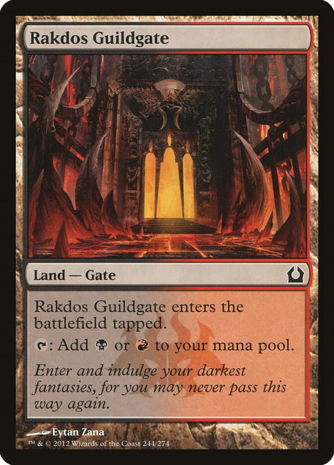 Rakdos Guildgate 244 card from Return to Ravnica