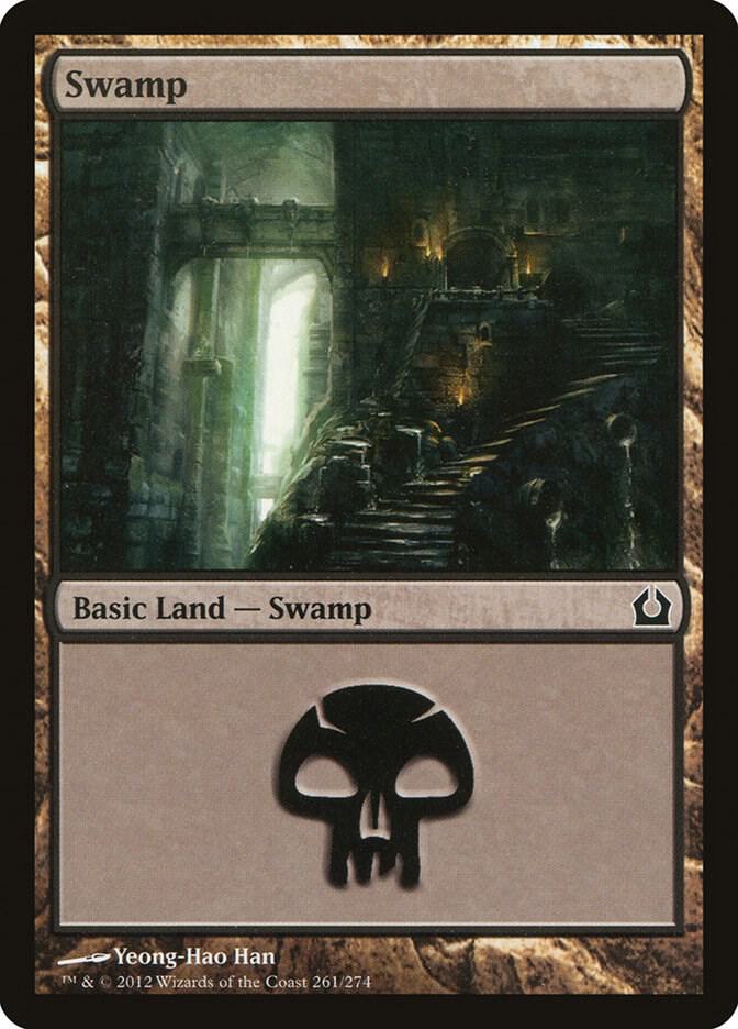 Swamp 261 card from Return to Ravnica