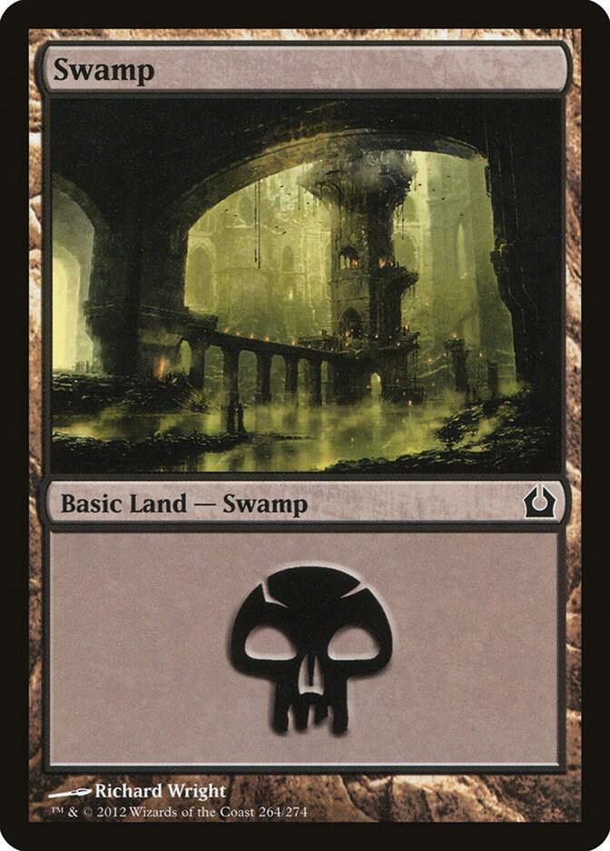 Swamp 264 card from Return to Ravnica