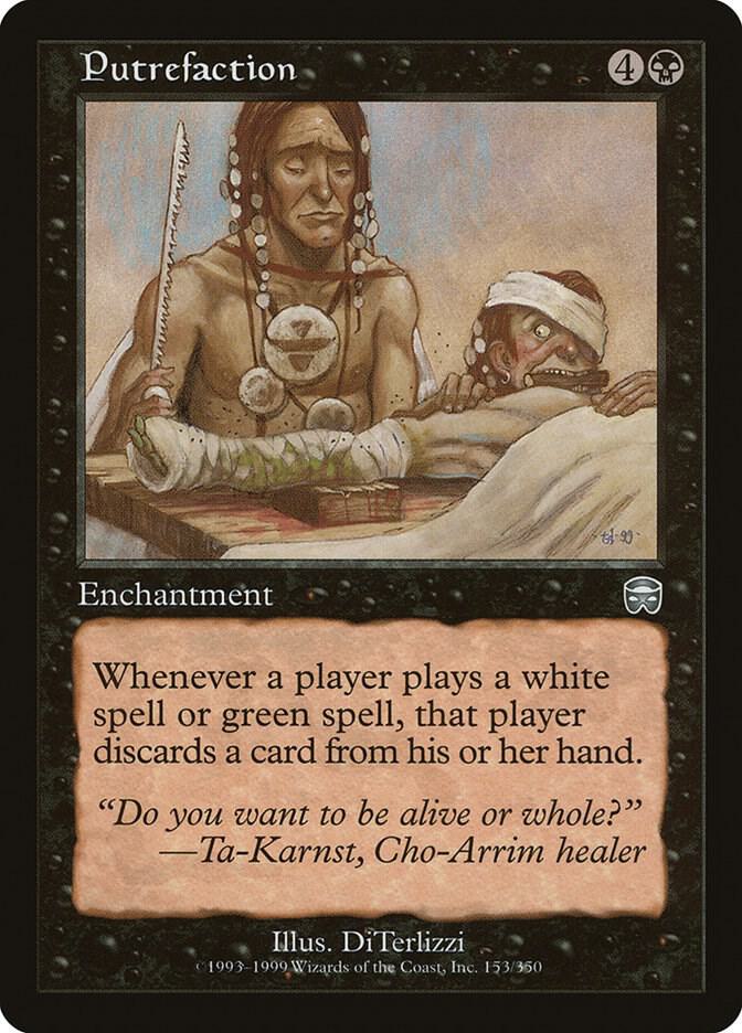Putrefaction 153 card from Mercadian Masques