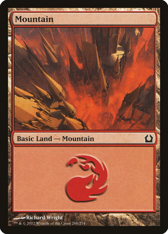 Mountain 268 card from Return to Ravnica