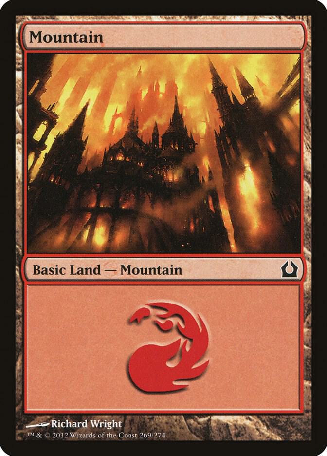 Mountain 269 card from Return to Ravnica