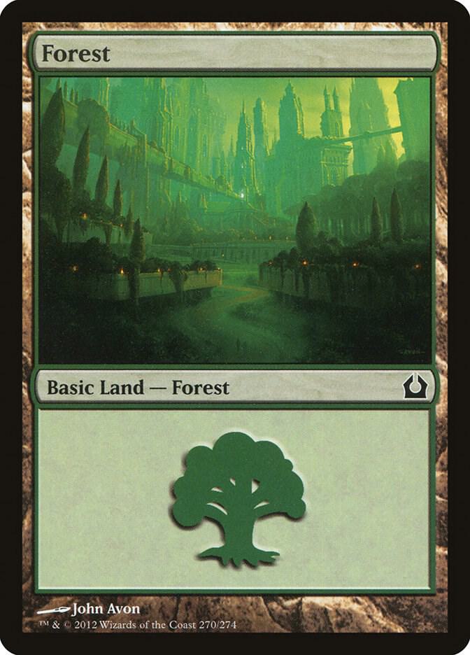 Forest 270 card from Return to Ravnica