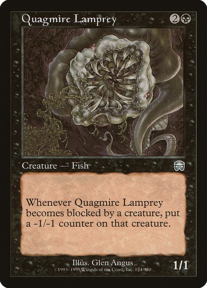 Quagmire Lamprey 154 card from Mercadian Masques
