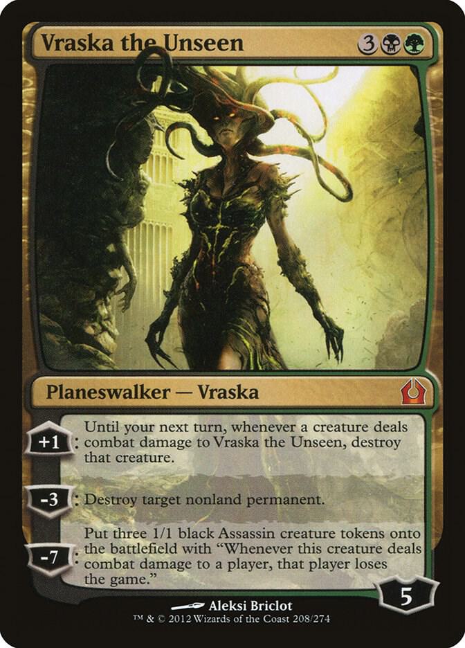 Vraska the Unseen 208 card from Return to Ravnica