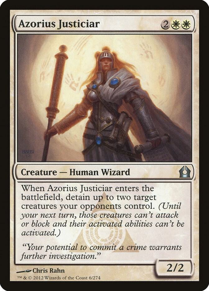 Azorius Justiciar 6 card from Return to Ravnica