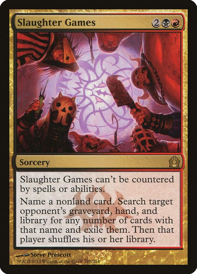 Slaughter Games 197 card from Return to Ravnica
