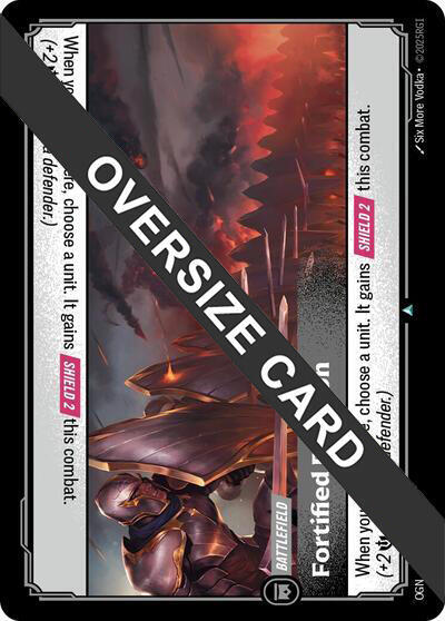 Fortified Position (Oversized) 279/298 card from Origins: Proving Grounds