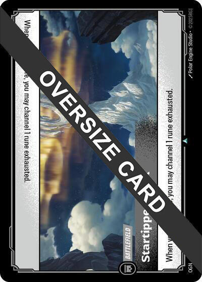 Startipped Peak (Oversized) 288/298 card from Origins: Proving Grounds