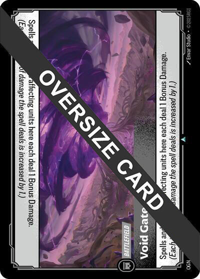 Void Gate (Oversized) 296/298 card from Origins: Proving Grounds