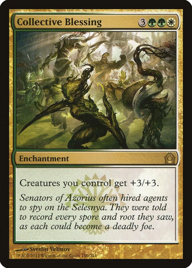 Collective Blessing 150 card from Return to Ravnica