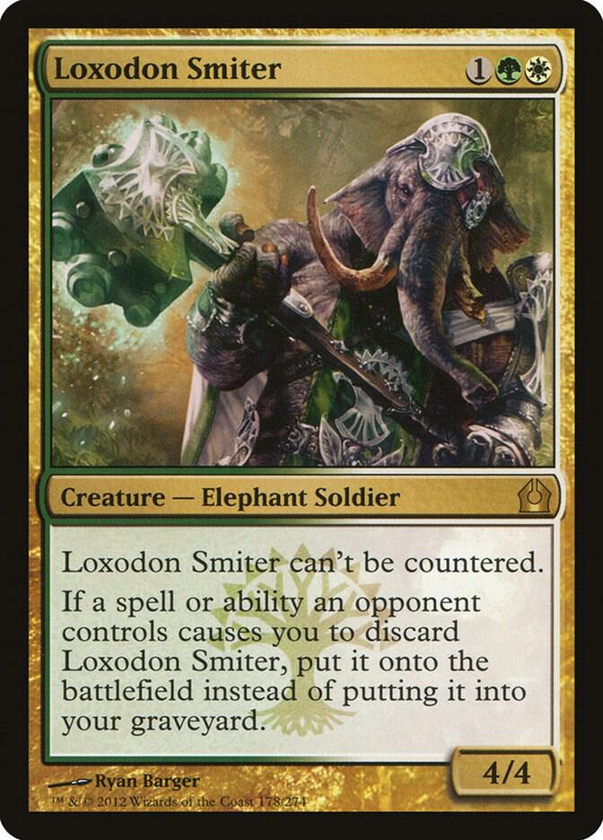 Loxodon Smiter 178 card from Return to Ravnica