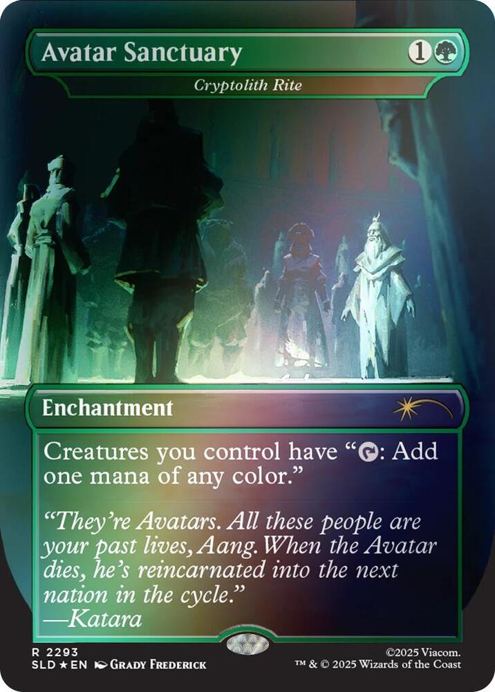 Avatar Sanctuary - Cryptolith Rite (Rainbow Foil) 2293 card from Secret Lair Drop Series