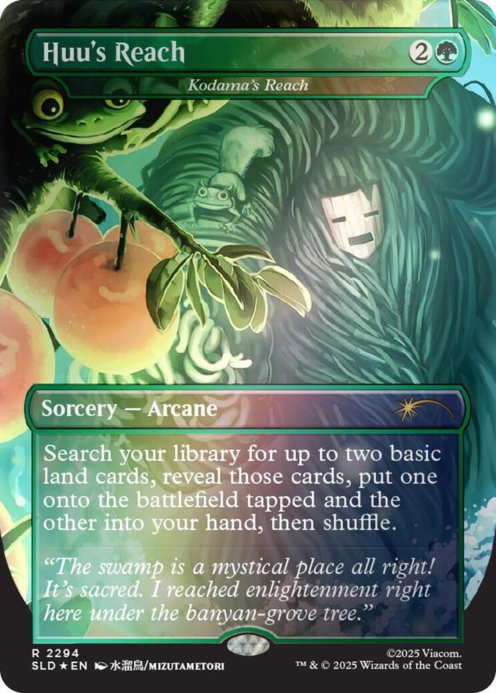 Huu's Reach - Kodama's Reach (Rainbow Foil) 2294 card from Secret Lair Drop Series