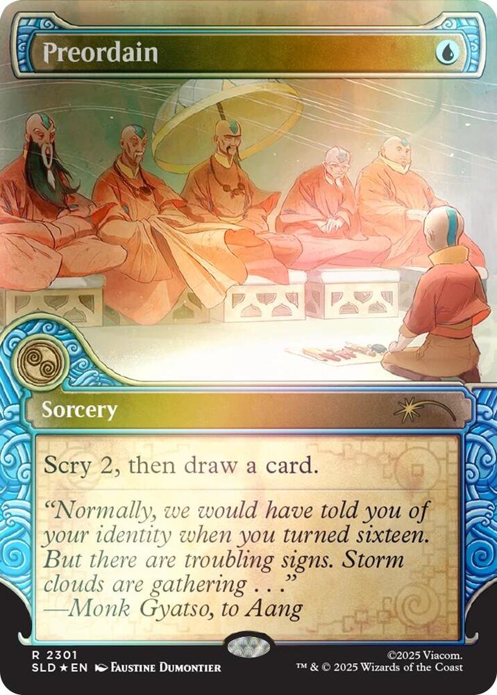 Preordain (Rainbow Foil) 2301 card from Secret Lair Drop Series