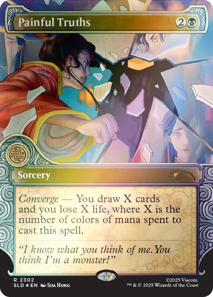 Painful Truths (Rainbow Foil) 2302 card from Secret Lair Drop Series
