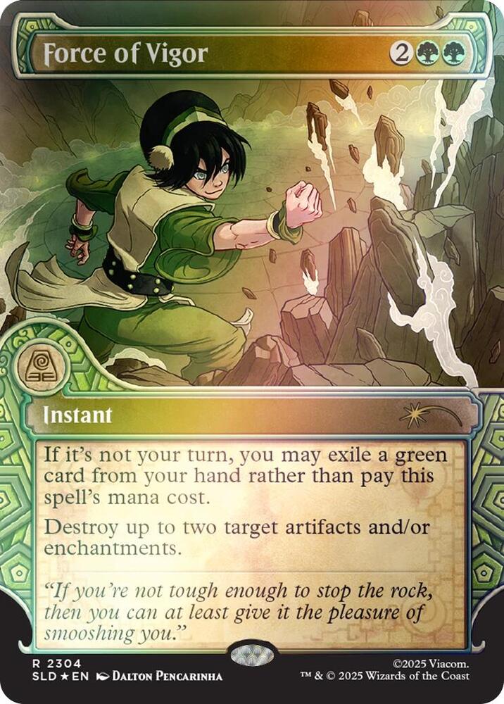 Force of Vigor (Rainbow Foil) 2304 card from Secret Lair Drop Series