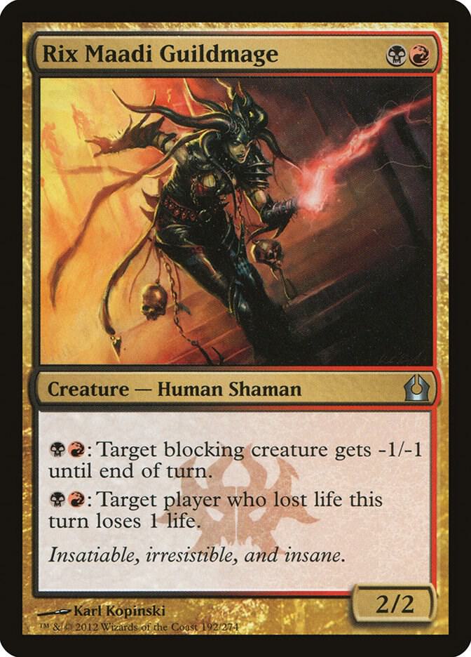 Rix Maadi Guildmage 192 card from Return to Ravnica